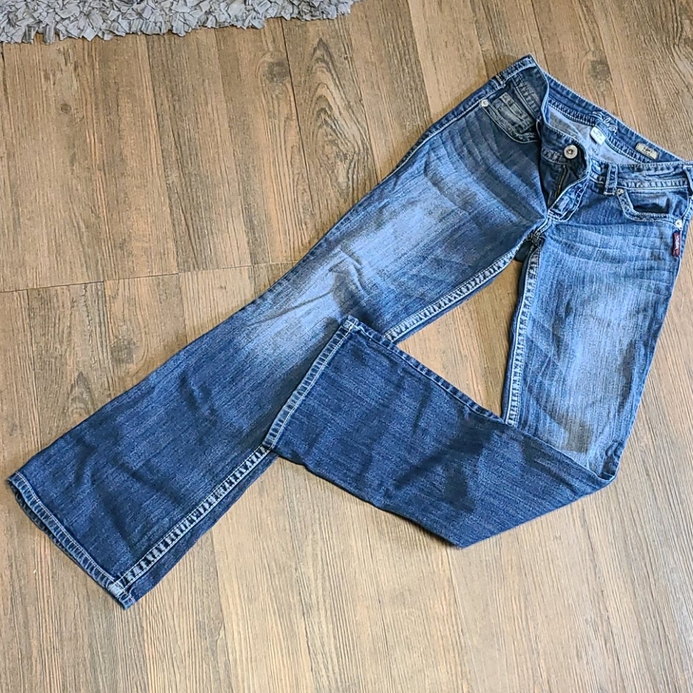 Suki bootcut silver jeans